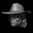 3.jpg Michael Jackson Headsculpt - Hat Version - 1:6 & 1:12 Scale STL & OBJ