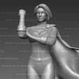 powergirl8.jpg Power Girl Fan Art Statue 3d Printable