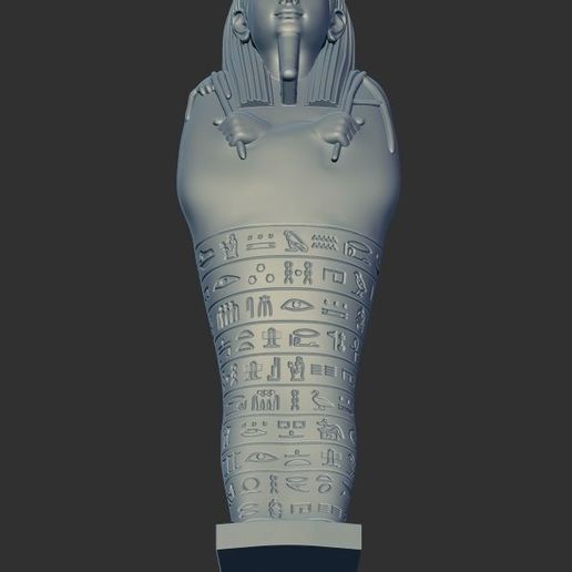 🗿 Ancient Egyptian Shawabti shabti shawabti ushabti Psamtik 3d 3D print ...