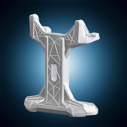 Mosaic Controller Stand 3D Print Model