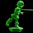 1-2.jpg Young Link Ocarina of Time Majora's Mask Statue 3D print The Legend of Zelda Nintendo
