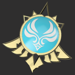 1.png Archivo STL Modelo 3D de Genshin Impact - Mondstadt Vision・Modelo imprimible en 3D para descargar