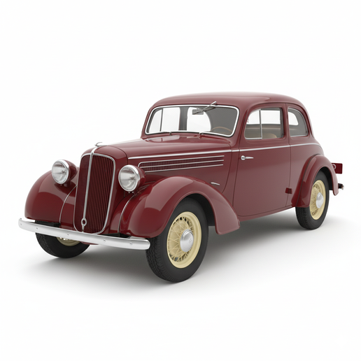 Opel Olympia (1935) 1:43 car STL, touring car STL, 90s JDM STL, 1940s car STL, custom wheels car STL, formula car STL, Hot Wheels scale car STL, FDM friendly car STL, American muscle car STL, retro car STL, drag car STL, low poly car STL, JDM car STL, cou