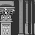 78-ZBrush-Document.jpg 90 classical columns decoration collection -90 pieces 3D Model