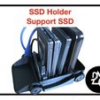 SSD Holder.jpeg SSD car-shaped holder / Support disque SSD en forme de voiture
