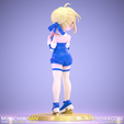 06.png Altria Pendragon / Saber - Cute Royal Outfit - Fate Series Anime Figure - 3D Printing