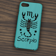 CASE IPHONE 7 Y 8 SCORPIO V1 8.png Case Iphone 7/8 Scorpio sign