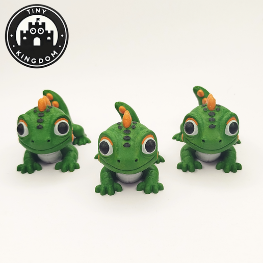 Flexi-Tiny-Iguana,-P10.png Flexi Tiny Iguana, bewegliche Zappelfigur, inklusive Schlüsselanhänger, inklusive 3mf