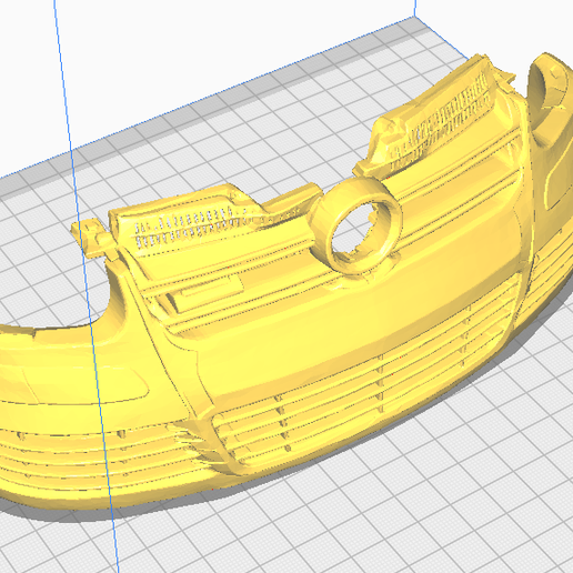 Car Front Bumper 3D Print Model GOLF 5