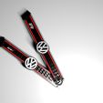 5.jpg Fichier STL Grille KEYCHAIN VW "GTi & R・Plan imprimable en 3D à télécharger, 3Rdesign