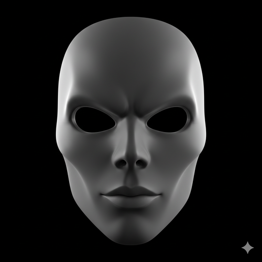 twisted grin mask STL, gladiator mask STL, Halloween mask STL, wearable mask STL, mask prop STL, fox mask STL, front face mask STL, werewolf mask STL, easy to print mask, skull mask STL, battle mask STL, lightweight mask STL, antihero mask STL, samurai ma