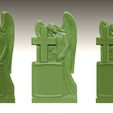 1.jpg Grieving Angel with Rose STL Model