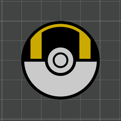 STL file Pokedex Alola Badge Pokemon Go 📛・Model to download and 3D  print・Cults