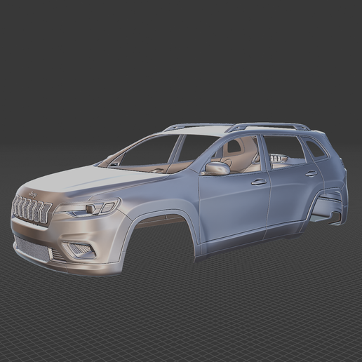 Jeep Cherokee Limited 2019 Body 3D Model