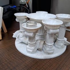 pic1.png Archivo 3D Columnas de mármol y posavasos・Plan imprimible en 3D para descargar