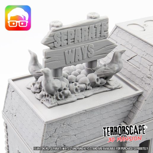 🎃 Fear tokens, keys and separate ways stands add-ons for Terrorscape ...