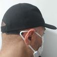 salvaorejas.jpeg Archivo STL gratuito Salva orejas para mascarilla - Gorra・Design para impresora 3D para descargar, pesadillo