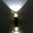 Sconce_On.jpg Hourglass LED Wall Sconce