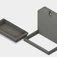 drip_tray_and_holder.png Drip tray with holder and splashback for watering system