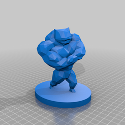 LPBulbaWithBase.png Free STL file Low Poly Swole Bulbasaur・3D printing model to download, cooperthorne