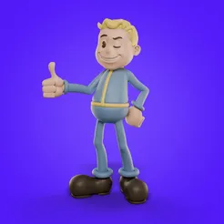 vault-boy-colored.webp Vault Boy from Fallout - Fan Art - Cartoon Style 1930s and CupHead