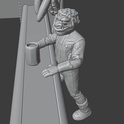 standing_snaggle.png Free STL file Snaggletooth (Snivvian) SWL Scale Free Cantina Collab・3D printing model to download