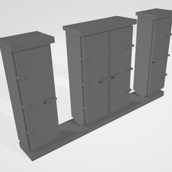 4FootRelayBoxes.png 4mm Scale 4' Lineside Relay Box