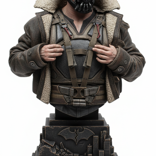 👤 Bane Bust - DC Batman Villain 3D Model・ STL File for 3D printing・Cults