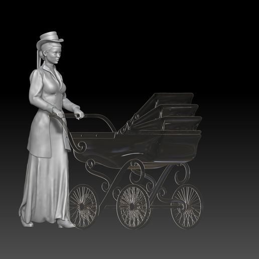 victorian  english girl 1 3D model