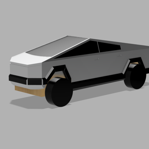 🚗 Cybertruck Pinewood Derby Car・Free 3D File for ・Cults