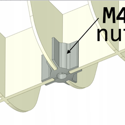 osadzona.png STL file HOLDER FOR THE SHIP MODEL TO BE MOUNTED ON A STAND [M4]・3D print design to download