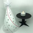 candle stand.jpg Filament Insert Christmas Tree (Tea light candle holder)