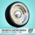 3.jpg VW Beetle Custom 3tlg wheels for Tamiya Volkswagen Beetle 1:24 scale model
