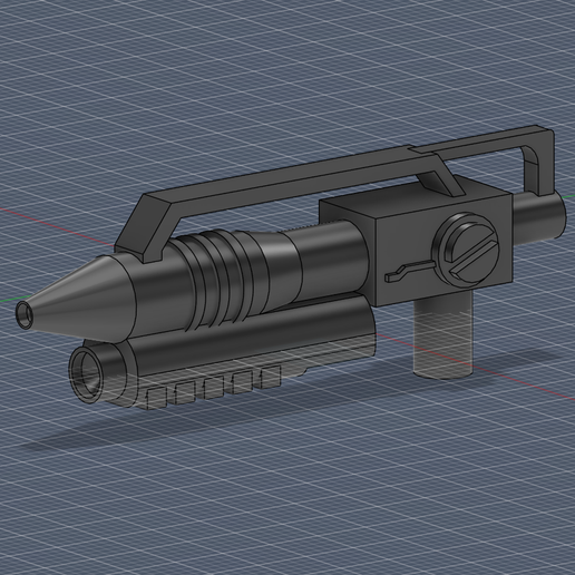 Transformers Cyberworld Elita Gun v2 3D model
