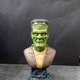 franco-7.jpg Frankenstein bust, Frankenstein's monster