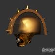 war-ham-mer_mask_cosplay_3d_print_file_stl_05.jpg The Death Mask of Sanguinius War Game Cosplay Mask - Halloween Hammer Helmet