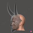 16.jpg Devil Mask - Satan Mask - Hannya Mask - Halloween cosplay 3D print model