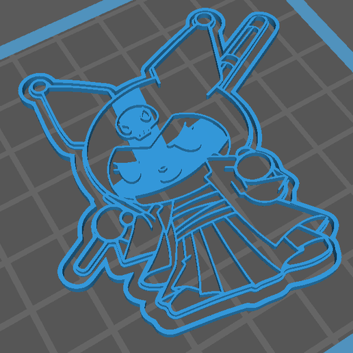 kuromi shinigami cutter 3D model