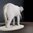 4.png Elephant standing STL