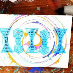 y_los_moños_joven.jpg Free STL file Bow Ties Painting - 3D Art・Template to download and 3D print