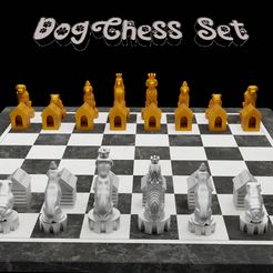 Chess Set - 3D Print Model by jd94