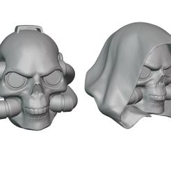 360截图20230606182628517.jpg STL file SPACE MARINE PRIEST SKULL HELMET・3D printing idea to download