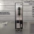 Phone-01.png Telephone Booth 3d printable in various scales