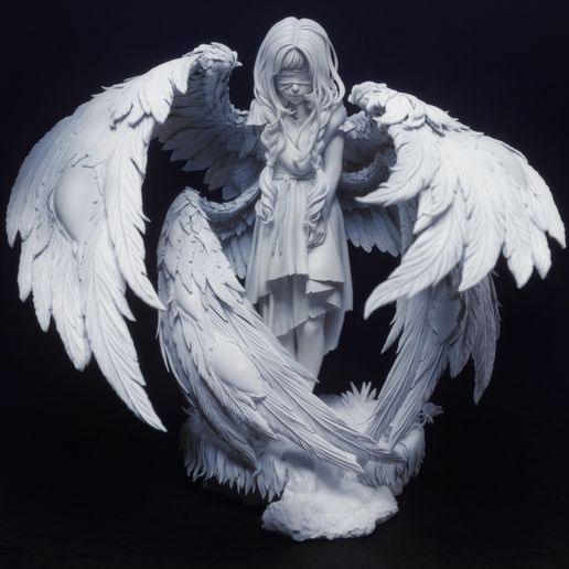👼 Seraphim 3D Print・ 3D File for 3D printing・Cults