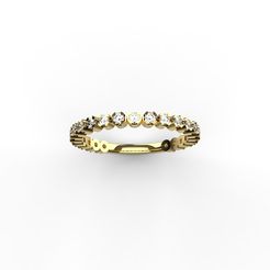 untitled.43.jpg STL file Minimal Eternity Ring・3D print object to download