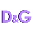 D_G logo_stl.stl dolce & gabbana logo 2