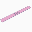 5mm.png Cookie dough leveling ruler: Cookie dough leveling ruler 5mm