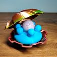958C3BB8-E54E-4FB1-BBDF-A18942CEF0E4.JPG Free STL file Clamperl Pokemon (Multi-part)・3D printer design to download