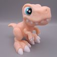 Rexy-The-Tyrannosaurus.jpg Rexy The Tyrannosaurus (Easy print and Poseable)