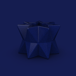 404989bd-f227-41b7-bf90-9e2f6e0d0bb2.png Free STL file 100. Heptagon Origami Geometric Planter Pot - V2 - Airi (Inches)・3D printer model to download
